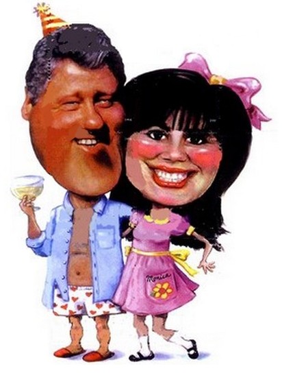 picture of bill clinton and monica. picture of ill clinton and