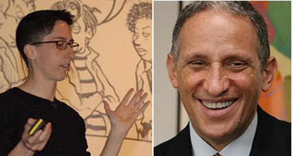 Alison Bechdel and Fred Hochberg