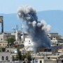 Shelling in Houla in Syria's Homs province. The opposition National Coalition has accused the regime