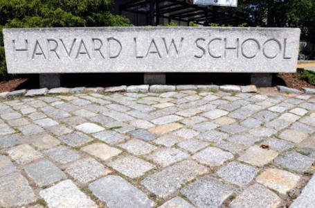 CAMBRIDGE, MA - MAY 10: The entrance to Harvard Law School campus is seen May 10, 2010 on the Harvard University Law School Campus in Cambridge, Massachusetts. U.S. President Barack Obama announced today the nomination of Solicitor General Elena Kagan, former Harvard Law School Dean from 2003-2009, to the Supreme Court succeeding retiring Justice John Paul Stevens. (Photo by Darren McCollester/Getty Images)