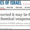 Zionists Panic as Assad Move Outsmarts them on Chemical Weapons