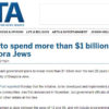 American Taxpayers Subsidizing Racial Jewish Supremacists around the World through “Aid to Israel”