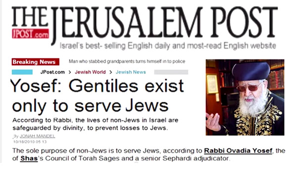 ysef racist jew gentiles donkey