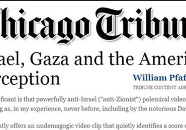 <i>Chicago Tribune:</i> ‘David Duke’s Video Might Herald Transformation in American-Israeli Relations”