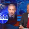 Jon Stewart equates maniac Netanyahu with American whites