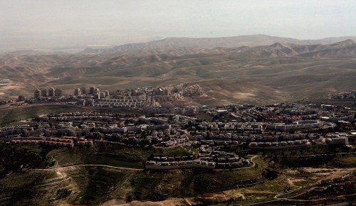 West Bank Separation Barrier From The Air