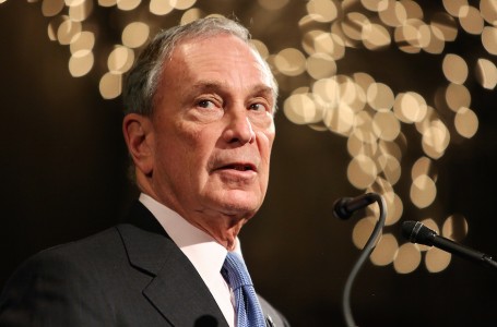 NEW YORK, NY - FEBRUARY 10:  (EXCLUSIVE ACCESS, SPECIAL RATES APPLY) Former Mayor of New York City, Michael Bloomberg, speaks at the "Not One More" Event at Urban Zen on February 10, 2015 in New York City.  (Photo by Monica Schipper/Getty Images)