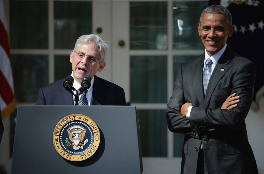 In Obama nominates Jew Merrick Garland to Supreme Court