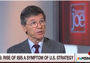 Zio-Prof Jeffrey Sachs declares support for Clinton even though immigration is “destabilizing” and she’s “always for the war approach”