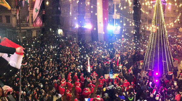 Dr. Duke and Adrian Salbuchi Celebrate the Victory in Syria and Giant Christmas Celebration of the Victorious Syrians over the Anti-Christian Jewish Tyrants Who Rule America!