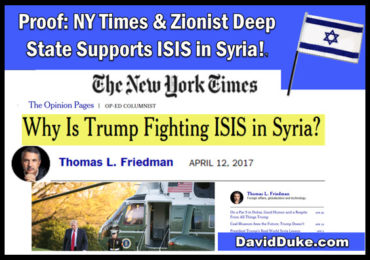 Dr Duke & Pastor Dankof on the Jewish Crucifixion of Donald Trump & Why Going to War Against Syria Won’t Save Him from the “Wrath of the Zionists”