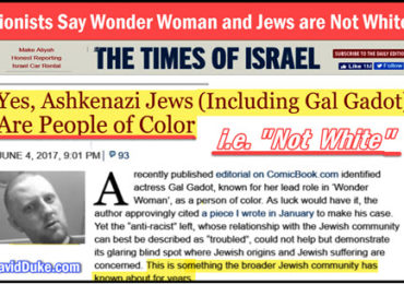 Dr. Duke & Don Advo prove Jews say they are not White & Why they support Black Lives Matter anti-White racism!