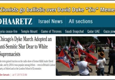 Dr. Duke &   Pastor Dankof  – Jewish Racists Scream Bloody Murder about Duke’s “Zio” Meme – Zio Tears Replenish my electrolytes!