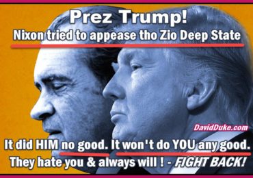 Zio History Repeats Itself, Zio-Crucifixion of Richard Nixon & Now Donald Trump