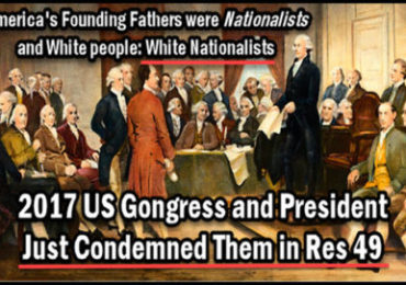 Congress & President Condemn America’s Founding Fathers!