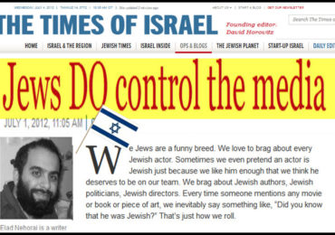 Dr. Duke Quotes Jewish Extremist Who Exposes Himself by Warning Jews Not to Tell Truths that Dr. Duke can Quote!