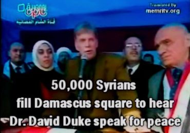 Dr Duke Speaks for Peace to 50,000 Syrians in Damascus!