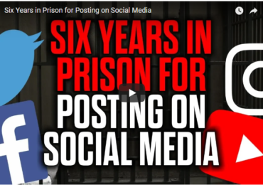 Six Years in Prison for Posting on Social Media