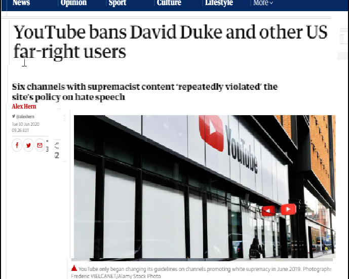 Dr Duke & Andy Hitchcock of UK on Google Ban of  David Duke – Zio Big Brother Tyrants Strikes Again!