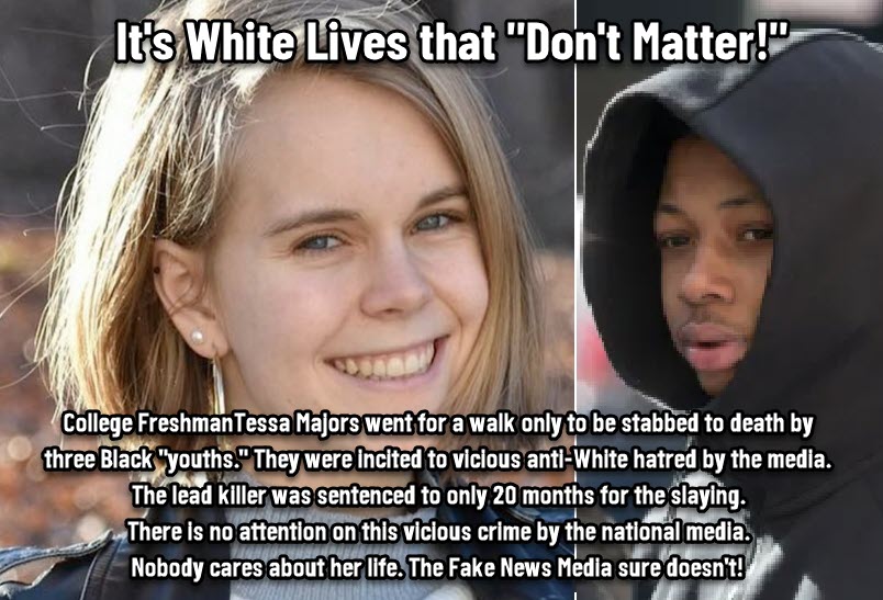 Dr Duke & Andy Hitchcock – According to the fake news media: it’s truly white lives that don’t matter