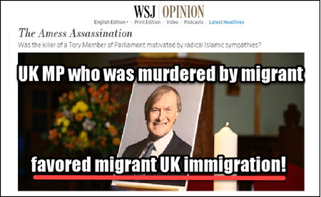 Dr Duke and Mark Collett of UK – UK Parliament Member Who Supported Immigration is ultimately Murdered by Migrant & his five Children are left Fatherless!