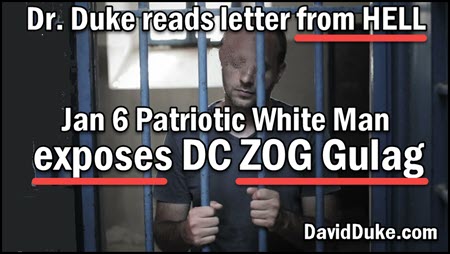Duke reads Letter from Hell: the American Gulag! & Dr Duke destroys CRT, with Real Race Facts!