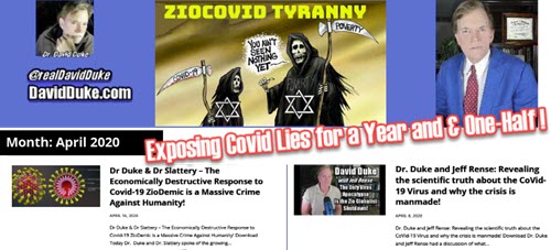Dr Duke & Mark Collett – British Gov and the World now admits David Duke & Mark Collett have been right about Covid Lies since the Start of “Pandemic!”