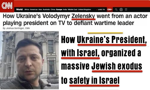 ZioZelensky Demands Total Genocide of Ukraine for Zion!