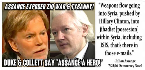 Dr Duke & Mark Collett – Why Jews & NOT Russians – Hate Assange & Seek Hateful Revenge upon Him!