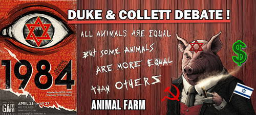 Dr Duke & Mark Collett – Agree On Orwell’s 1984 but have friendly Debate on Animal Farm!