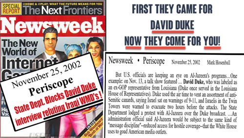 Dr Duke & Dr Slattery – First they came for David Duke & Now they come for YOU!
