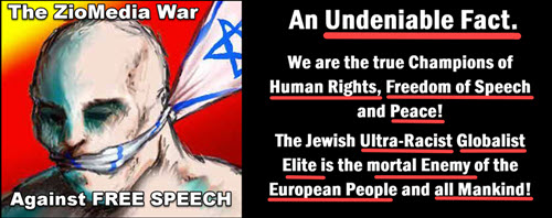Dr Duke and Paul Stevenson – We are the true Dissident defenders of free speech and human rights! The Jewish Global Elite are the World’s Ultra Racists!