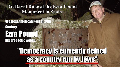 Ezra Pound Was Right! this Election Proves “Democracy” is now Defined as a Nation Ruled by Jews!