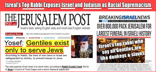 Is Zionism Racism? Honest Questions! Is Israel a Racist  State? Is Judaism a Religion of Racial Supremacism?