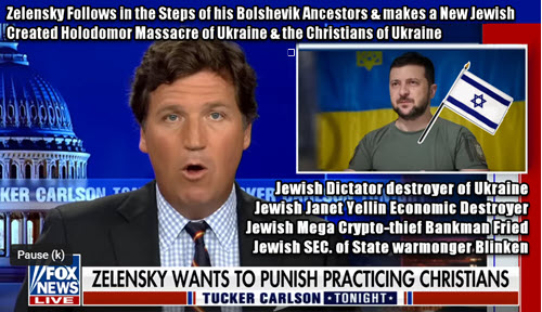 Zelensky is just like His Criminal Jewish Ancestors He Makes New Holodomor Massacre of Christian Ukraine!!