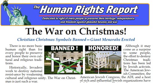 Dr Duke and Mark Collett – Special Christmas Show – How the Difference Between the Love in Christmas and the Hate and Murder in Hanukkah reveals the Polar Difference between Jew and Christian & Duke’s Audio Christmas Card to You!