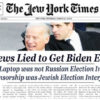 The Lie that the Biden laptop was Russian Campaign Interference Proves massive Jewish Election Interference & Jewish Supremacy in Media!