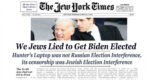The Lie that the Biden laptop was Russian Campaign Interference Proves massive Jewish Election Interference & Jewish Supremacy in Media!