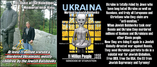 Dr Duke and Dr Slattery – A New Murderous Jewish Holodomor of Ukraine Exposed!