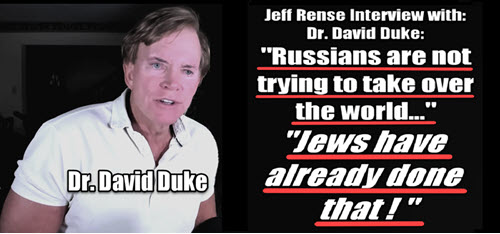 Dr Duke with Jeff Rense – Russia is not trying to Take Over the World – The Jewish Globalists have already Done That!