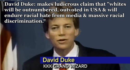 Duke & Slattery – If Republicans Sound Identical to David Duke of 50 Years Ago – It Doesn’t Prove Republicans Wrong! It Proves Duke Was Right Long Before Anyone Else!