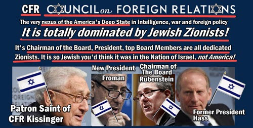 Dr Duke and Dr Slattery Expose the 100 Percent Jewish Zionist CFR Deep State!