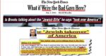 Dr Duke & Dr Slattery On NYTimes Jewish Racist Who Wrote of “Jewish Takeover! David Brooks – “Maybe We’re the Bad Guys!”